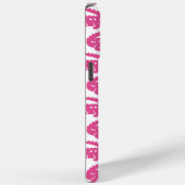 Preppy Alligator – Hot Pink & White Case-Mate iPhone Case (Achterkant / Rechts)