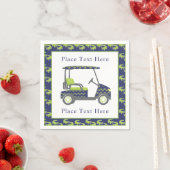 Preppy Alligators Golf Cart Servet (Insitu)