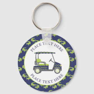Preppy Alligators Golfkar Sleutelhanger