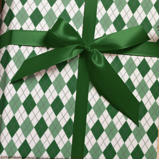 Preppy Argyle Cadeaupapier