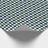 Preppy Argyle Cadeaupapier (Hoek)
