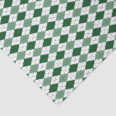 Preppy Argyle Patroon Tissuepapier (Detail)