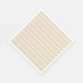 Preppy Argyle Perzik Mint Kerstfeest Servet (Hoek)