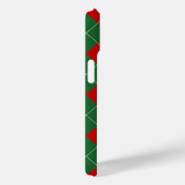 Preppy Argyle Tartan Diamond Plaid Red Green Case-Mate iPhone Case (Achterkant / Rechts)