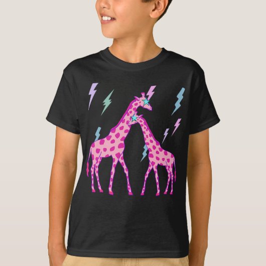 Preppy Art Giraffe, Preppy Art, Giraffe Lover T-shirt (Voorkant)