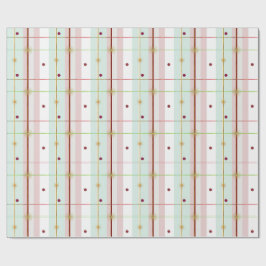 Preppy Atomic Age-cadeauverpakkings papier