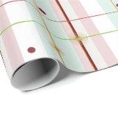 Preppy Atomic Age-cadeauverpakkings papier (Rol Hoek)