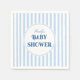 preppy babyshower uitnodiging servet