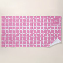 Preppy Bamboo – Roze Kust Monogram