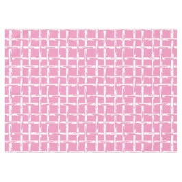 Preppy Bamboo – Roze Kustcoördinaat Tafelkleed