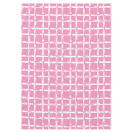 Preppy Bamboo – Roze Kustcoördinaat Tafelkleed