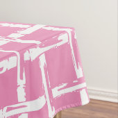 Preppy Bamboo – Roze Kustcoördinaat Tafelkleed (Voorbeeld)