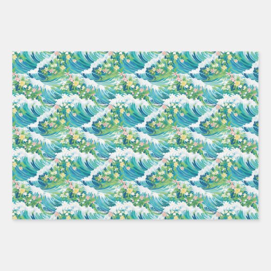 Preppy Beach Inpakpapier Vel (Voorkant)