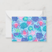 Preppy Beach Shell Crab Notitiekaartje (Voorkant)