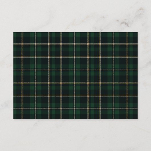 Preppy Bear Baby Shower Diaper Raffle Informatiekaartje (Achterkant)