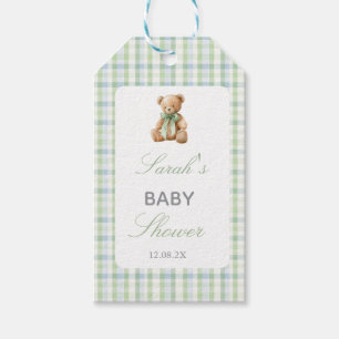 Preppy Beer Baby Shower Jongen Cadeaulabel