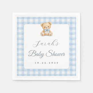 Preppy Beer Baby Shower Jongen Cocktail Servetten