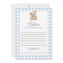 Preppy Beer Baby Shower Jongens Advies Spel Uitnod