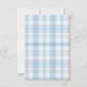 Preppy Beer Babyshower Jongen Bedankkaart (Achterkant)