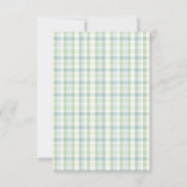 Preppy Beer Babyshower Jongen Bedankkaart (Achterkant)