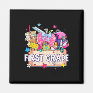 Preppy Benodigdheden Eerste Leerjaar Gelukkige Laa Magneet