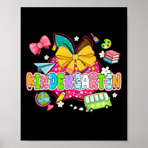 Preppy Benodigdheden Kleuterschool Gelukkige Laats Poster