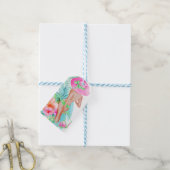 Preppy Bikini Bruid Bachelorette Party Dank u Cadeaulabel (Met Touw)