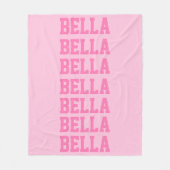 Preppy Blanket Pink Fleece Deken (Voorkant)