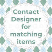 Preppy Blauw Golf Winkelwagen Baby Boy Douche Bedankkaart