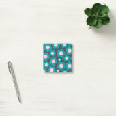 Preppy Blauw Roze Hippie Bloem Patroon Post-it Nie Post-it® Notes (Kantoor)