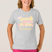 Preppy blijven geweldige slogan smilie gezicht t-shirt (Voorkant)