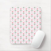 Preppy bloemendecor grandmillenial muismat (Met muis)