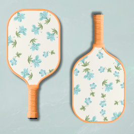 Preppy bloemmotief Cottagecore Ivoorkleurig & Lich Pickleball Paddle