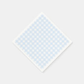 Preppy Blue Gingham verjaardagsfeestje Servet (Hoek)