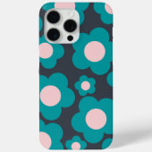 Preppy Blue Roze Hippie Flower Pattern Case-Mate iPhone Case (Achterkant)
