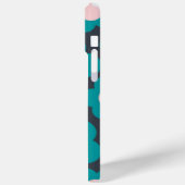 Preppy Blue Roze Hippie Flower Pattern Case-Mate iPhone Case (Achterkant / Links)