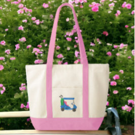 Preppy Blue Specialized Golf Cart Canvas tas