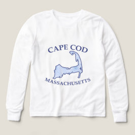 Preppy Blue Striped Cape Cod Silhouette Boy's