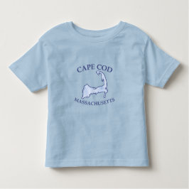 Preppy Blue Striped Cape Cod Silhouette Kinder Shirts