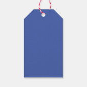 Preppy Blue White Gingham Red Lobster Designer Cadeaulabel (Achterkant)