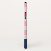 Preppy Blush Monogram iPhone Case (Achterkant / rechts)