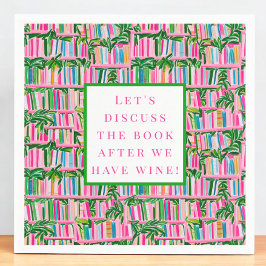 Preppy Boekenclub Funny Wine Pink Servet