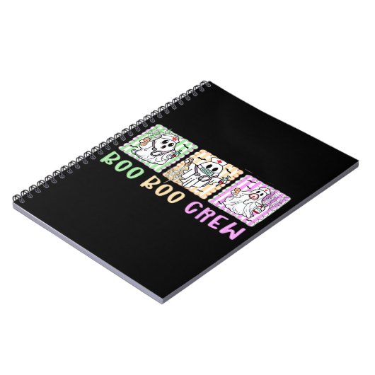 Preppy Boo Crew Nurse Halloween Costume Women Men  Notitieboek (Linkerzijde)