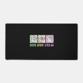 Preppy Boo Crew Nurse Halloween Kostuum Vrouwen Ma Bureaumat (Voorkant)