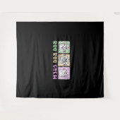 Preppy Boo Crew Nurse Halloween Kostuum Vrouwen Ma Wandkleed (Voorkant (horizontaal))