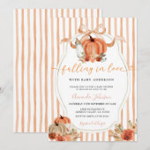 Preppy Boogpompoen Verliefd Worden Baby Shower Kaart (Voorkant / Achterkant)