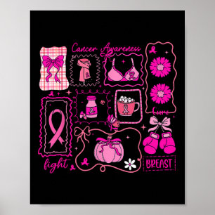 Preppy Borstkanker Roze Uit In Oktober We Draag P Poster