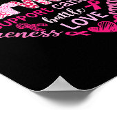 Preppy Borstkanker Vechtsteun Hoop Kracht P Poster (Hoek)