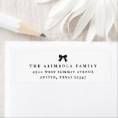 Preppy Bow-adres Etiket (Insitu)