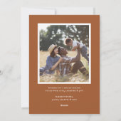 Preppy Bow-foto Feestdagenkaart (Achterkant)